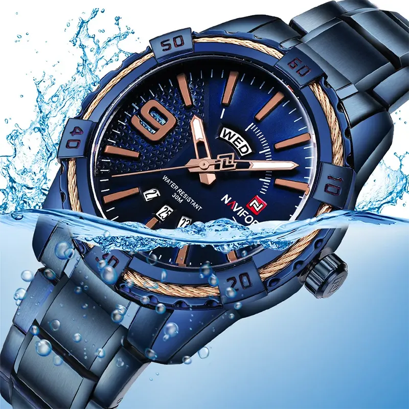 Naviforce Fashion NF9117 Blue Dial Men's Watch